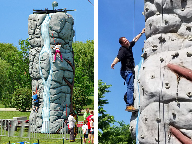 rock climbing wall rental Maryland
