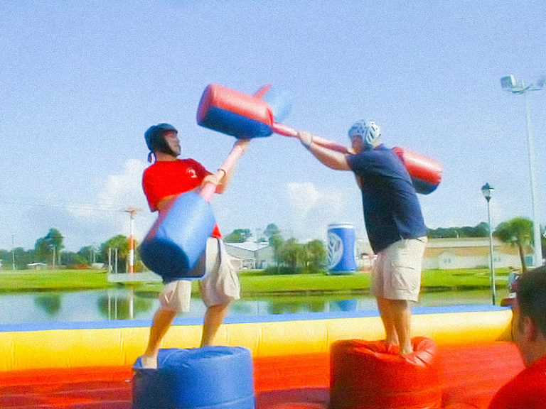 2 Person Inflatable Pedestal Joust Rental The Fun Ones