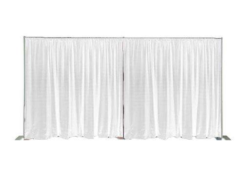 White curtain wall